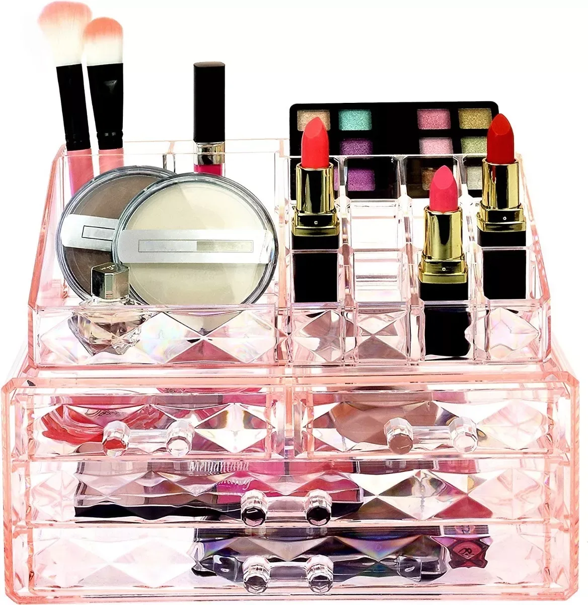 Organizador de escritorio Acrilico para maquillaje y utiles 5