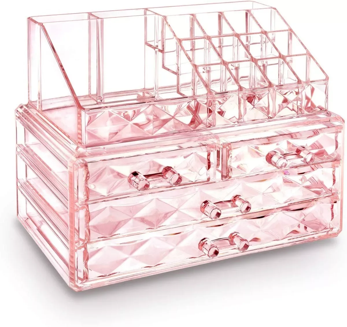 Organizador de escritorio Acrilico para maquillaje y utiles