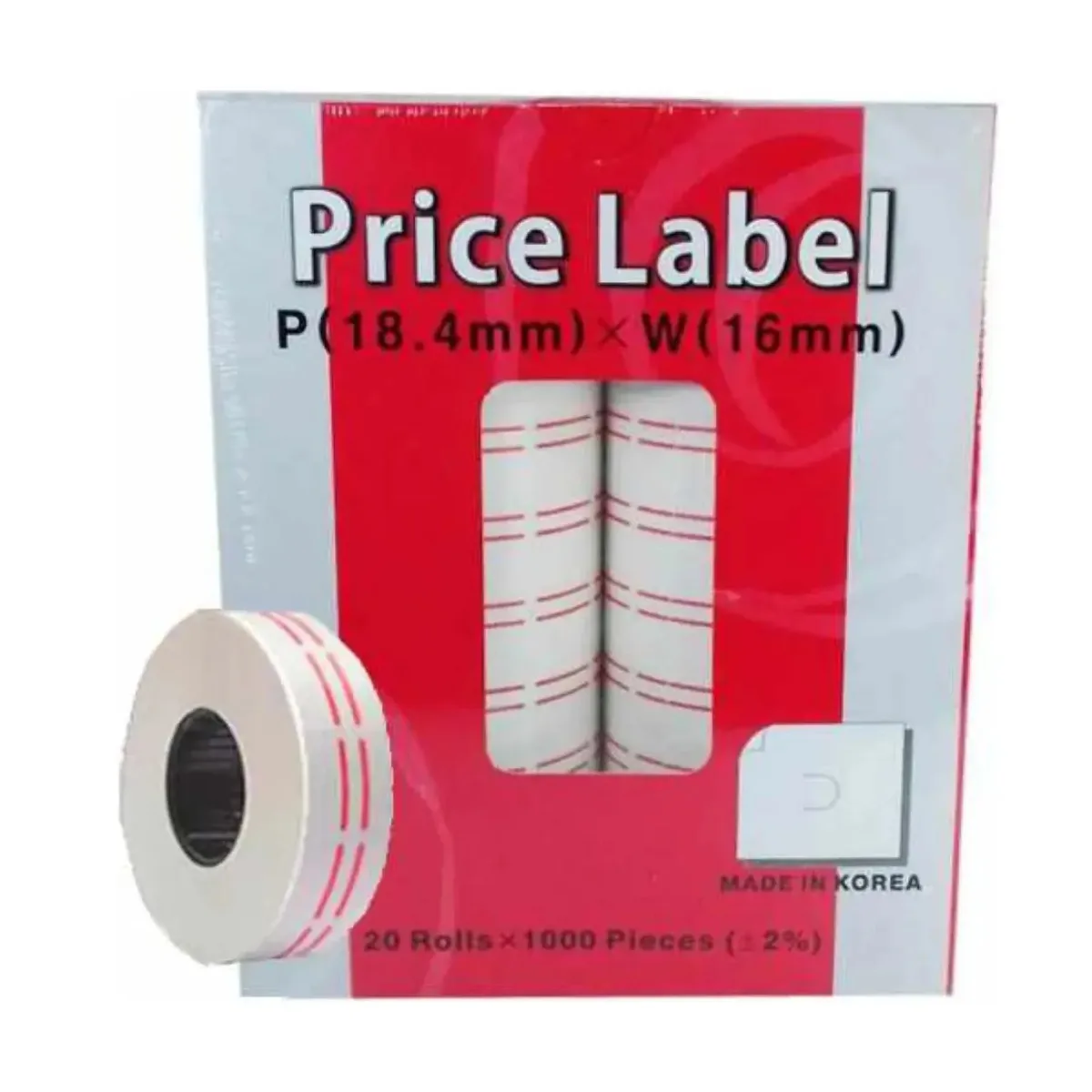 Pack 10 Rollos Etiquetas de Precios Dobles