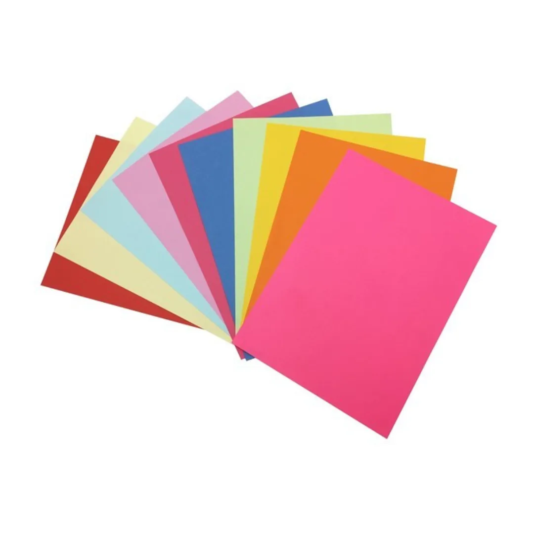 Pack 100 Hojas A4 Colores Surtidos - 10 colores