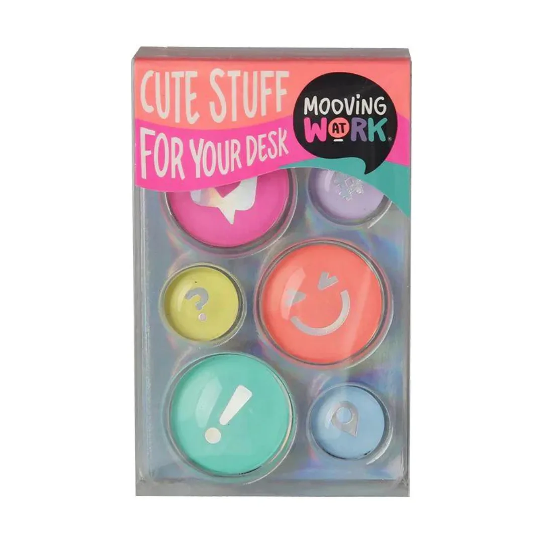 Pack 6 Imanes de Vidrio - Mooving