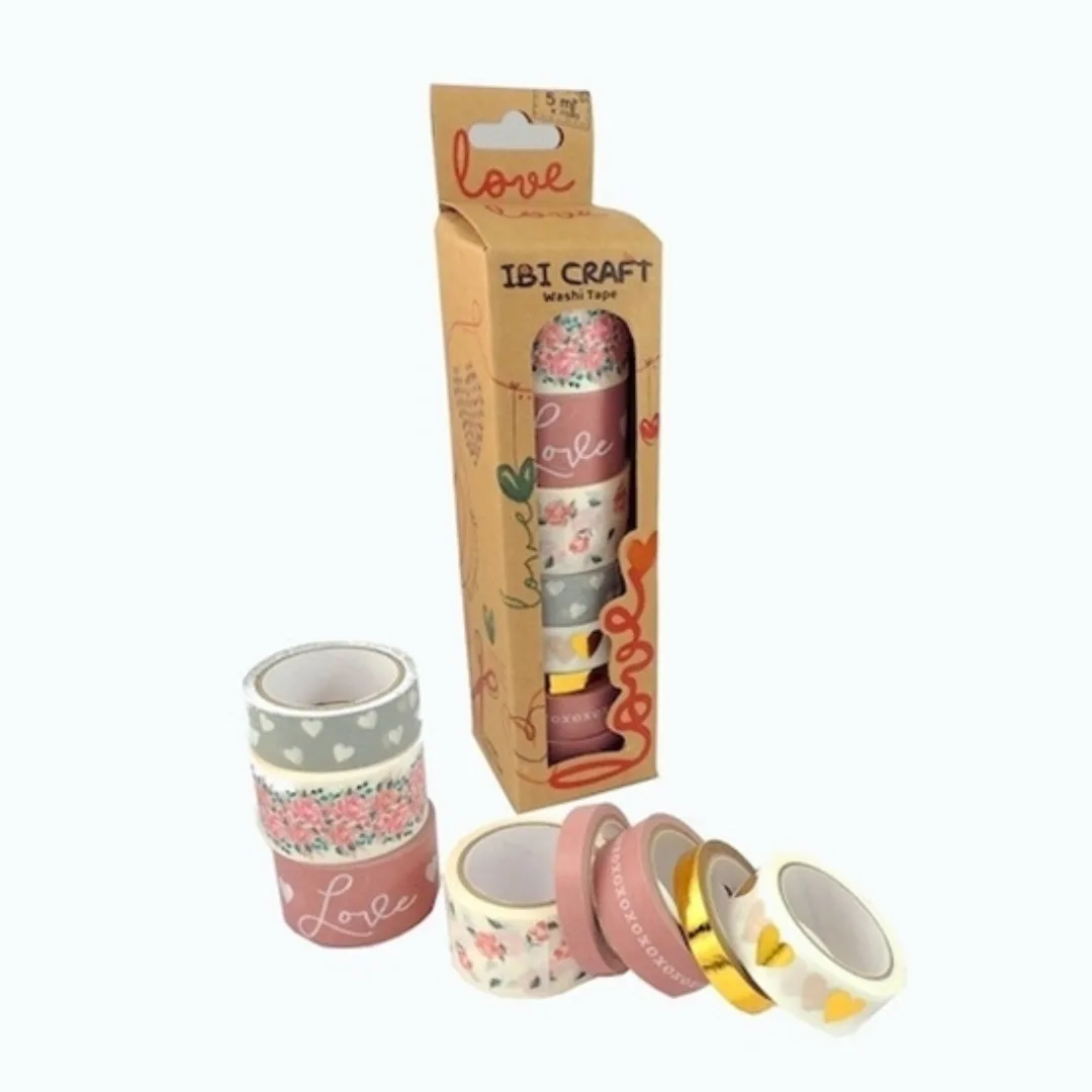 Pack Cinta Decorativa 8 Diseños - Love
