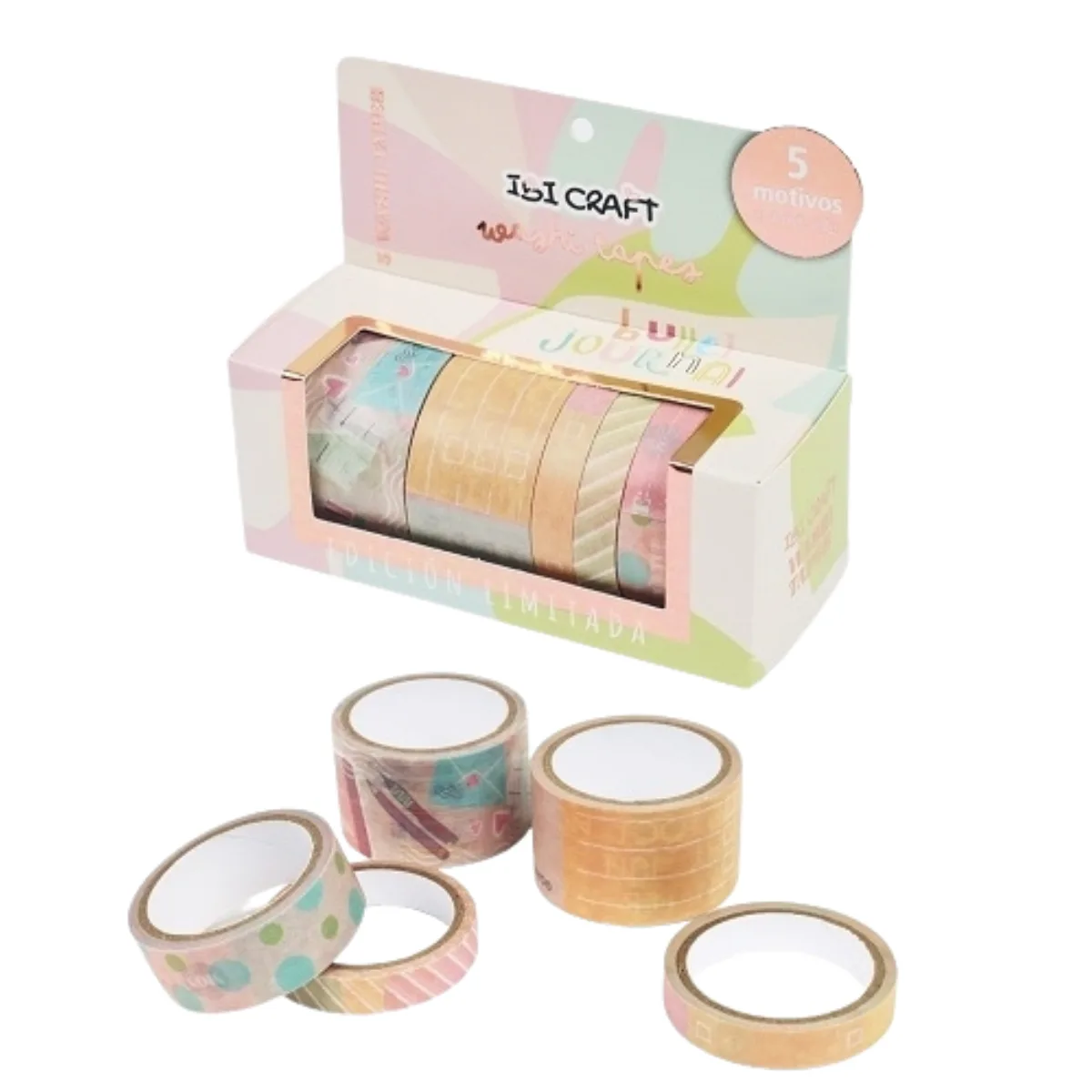 Pack Cinta Decorativa Bullet Journal - Ibi Craft