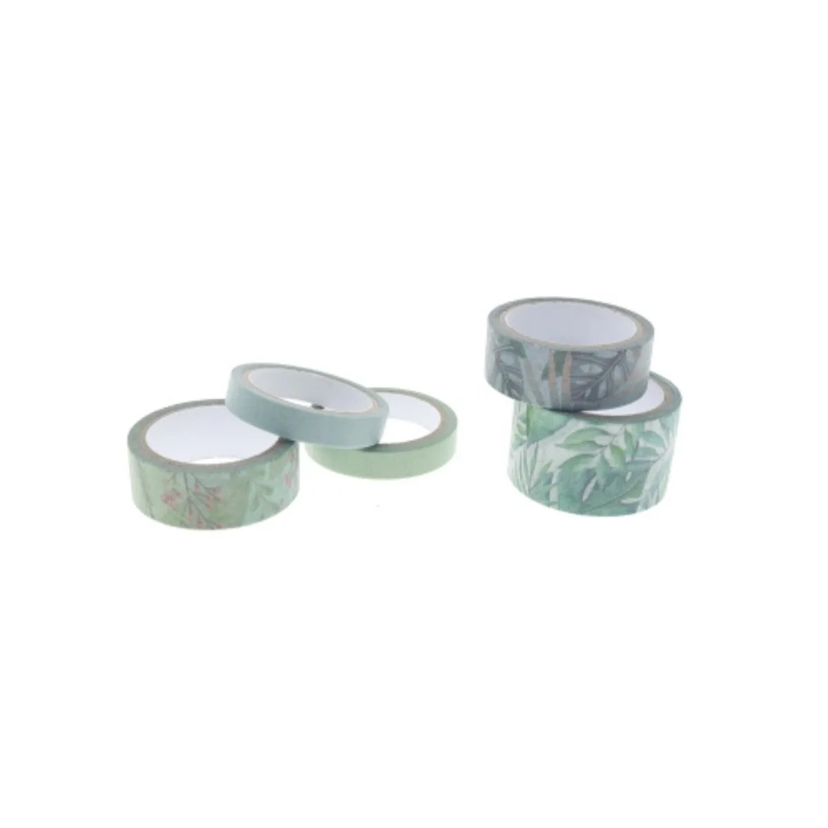 Pack Cinta Decorativa Hojas verdes - Ibi Craft