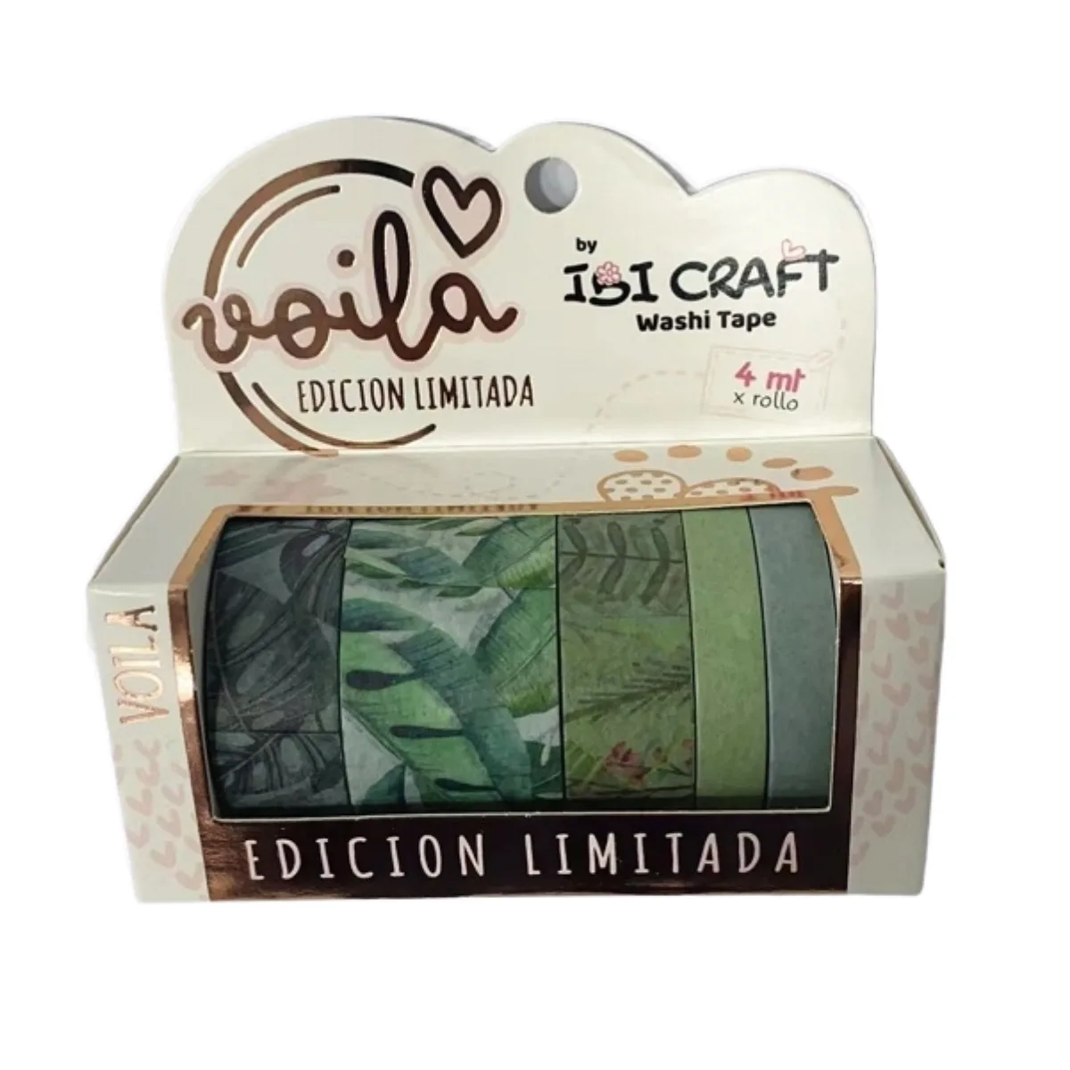 Pack Cinta Decorativa Hojas verdes - Ibi Craft