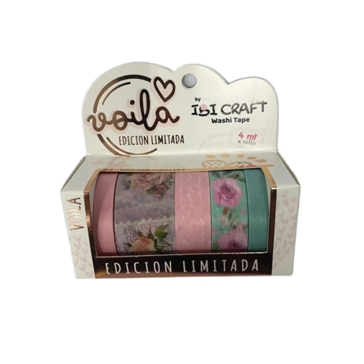 Pack Cinta Decorativa Roses - Ibi Craft