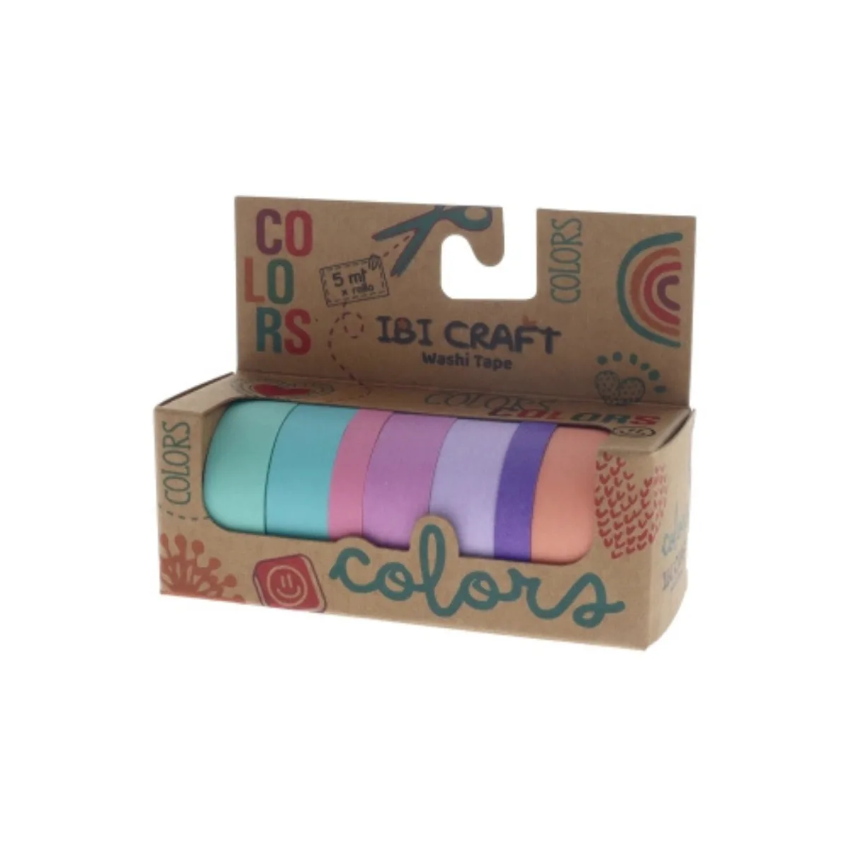 Pack Cinta Decorativa Tonos Pasteles - Ibi Craft