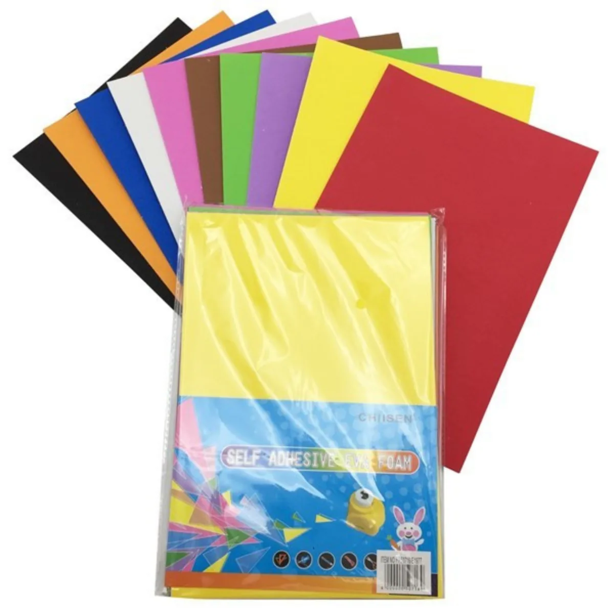 Pack Goma Eva A4 Autoadhesiva