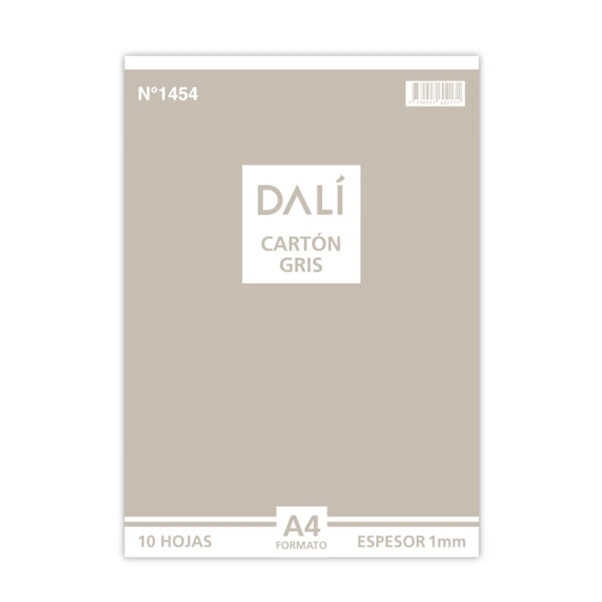Pack x10 Carton Gris A4 1mm