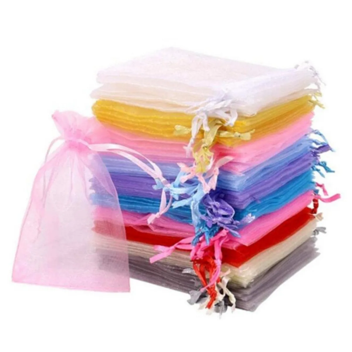 Pack x100 Bolsa de Organza - 9x12cm