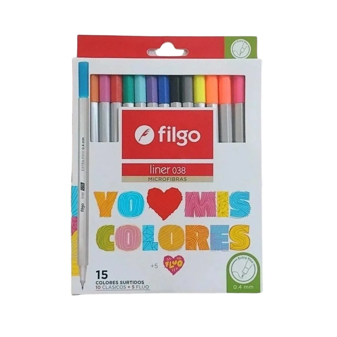 Pack x15 MicroFibra 0,4mm - Filgo