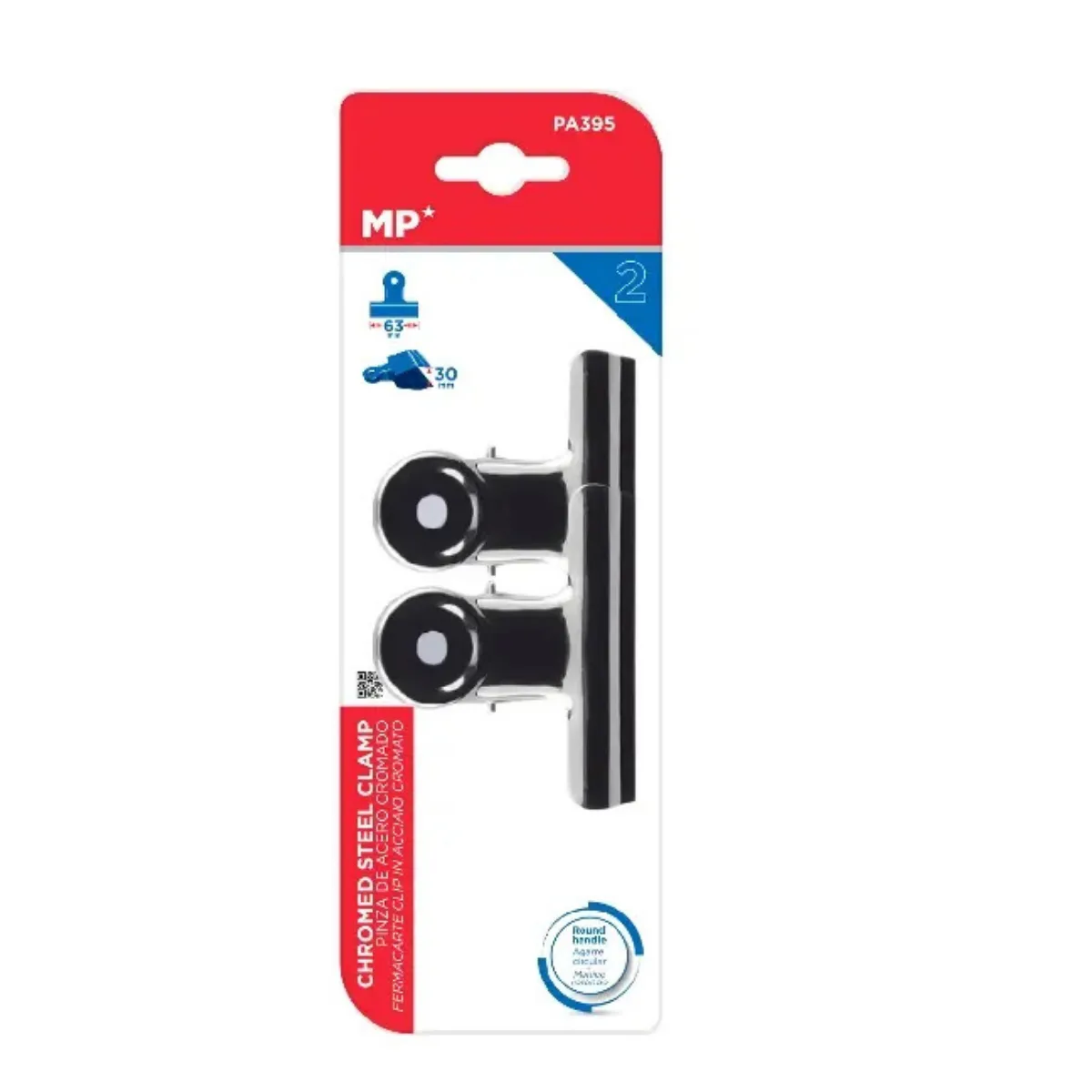 Pack x2 Clips Pinzas Bulldog 63mm