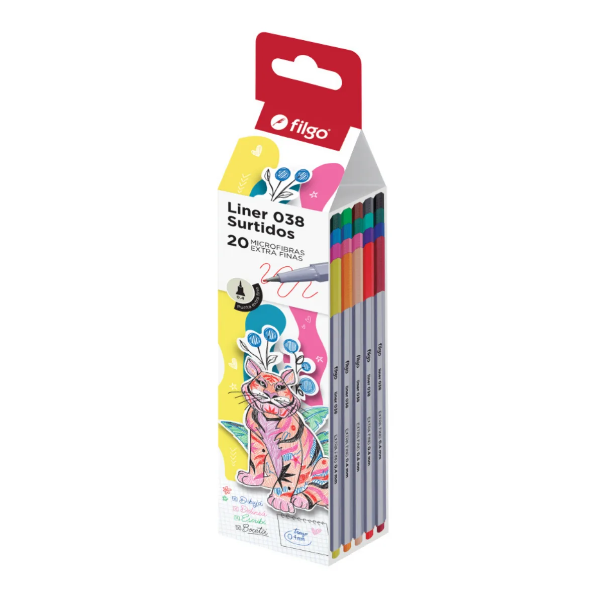 Pack x20 MicroFibra 0,4mm - Filgo