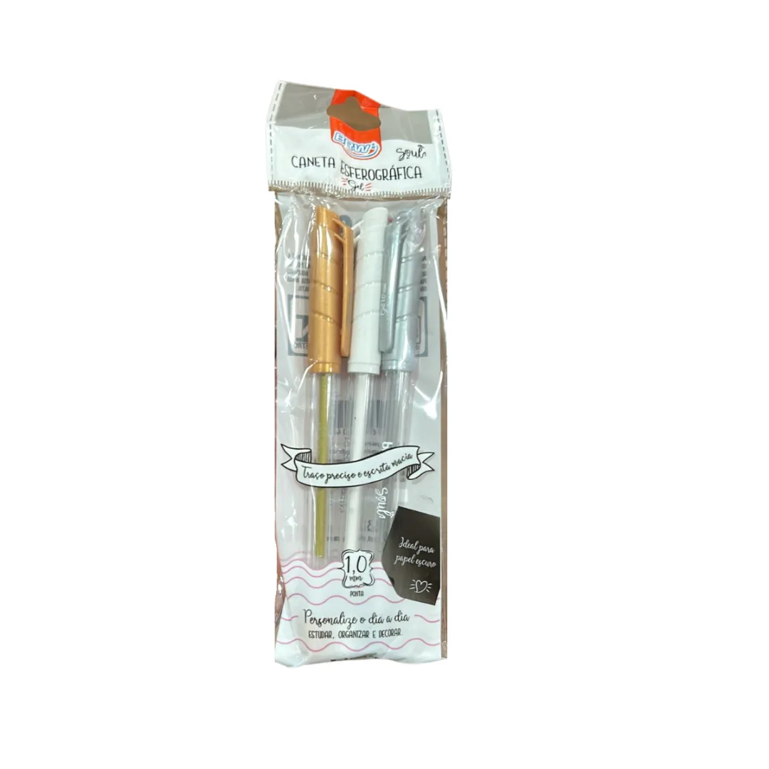 Pack x3 Lapiceras de Gel - BRW