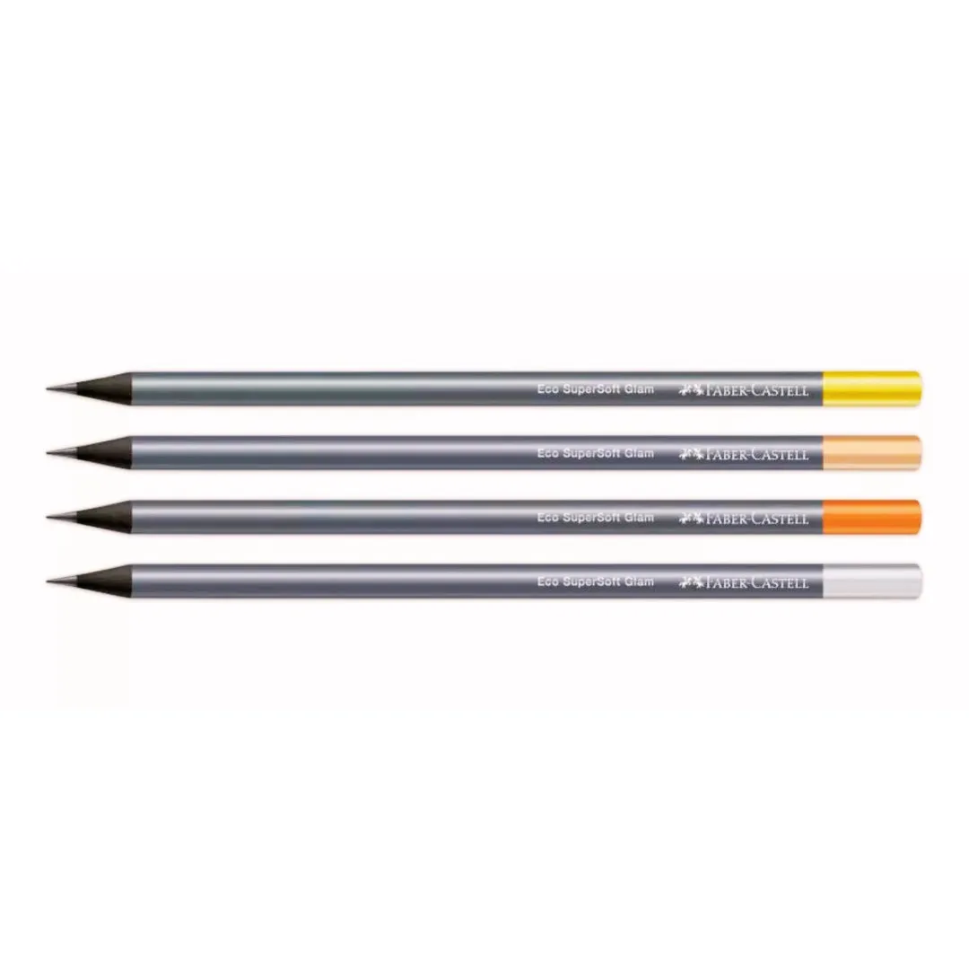 Pack x4 Lápices Supersoft Glam - Faber Castell