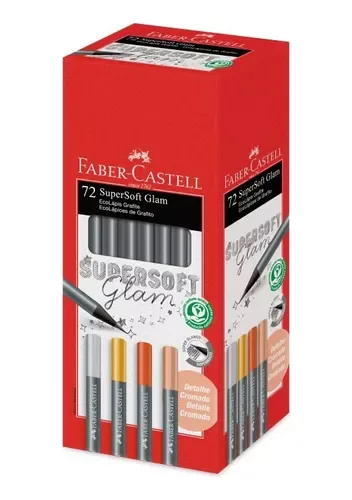Pack x4 Lápices Supersoft Glam - Faber Castell