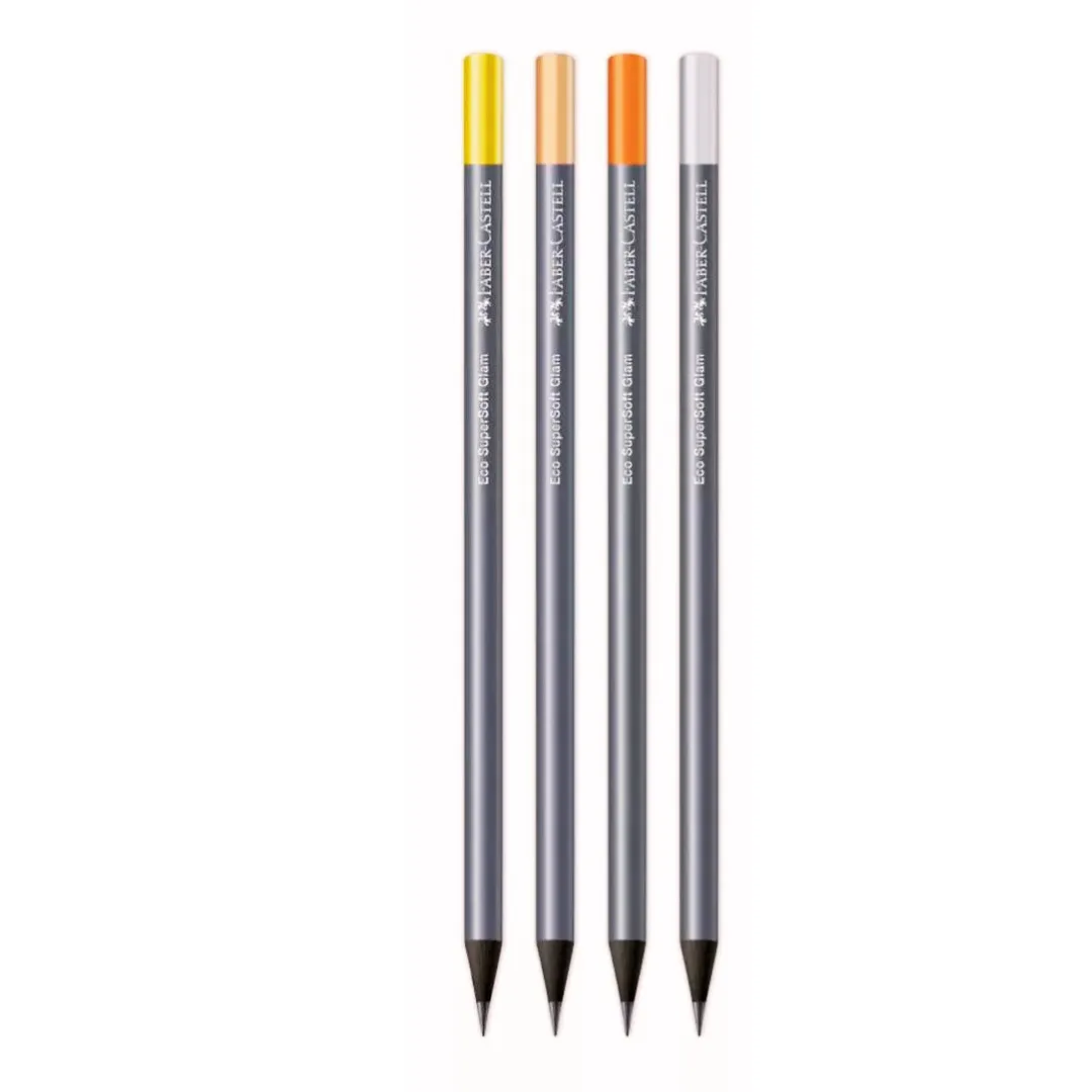 Pack x4 Lápices Supersoft Glam - Faber Castell