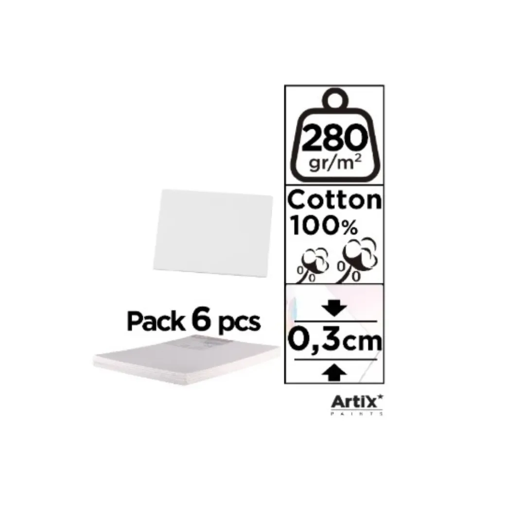 Pack x6 Lienzos 20x20cm - Main Paper
