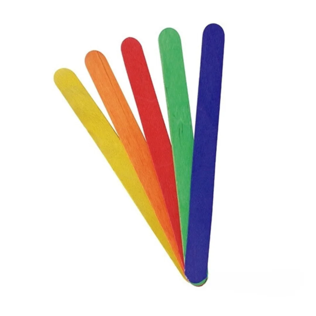 Palito Helado de Colores - 50 Unidades