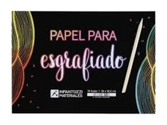 Papel Esgrafiado x10 - Infantozzi