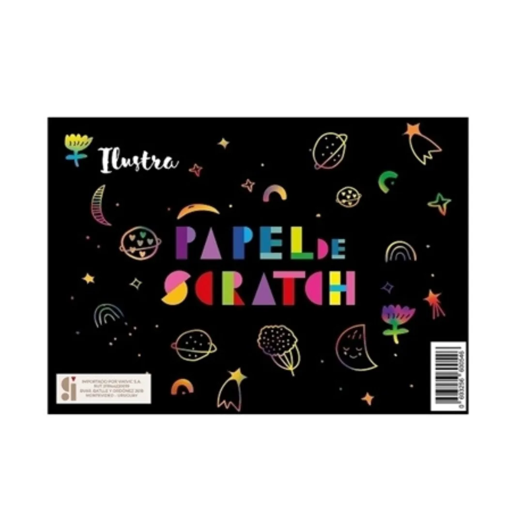 Papel Esgrafiado x20 - Ilustra Scratch