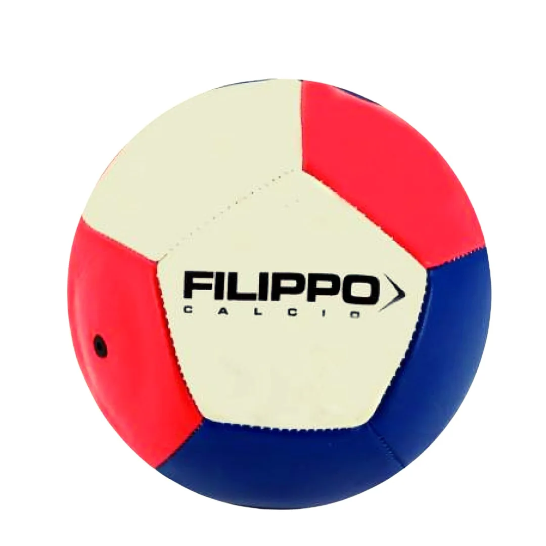 Pelota De Futbol Nº 2 Azul Roja y Blanca