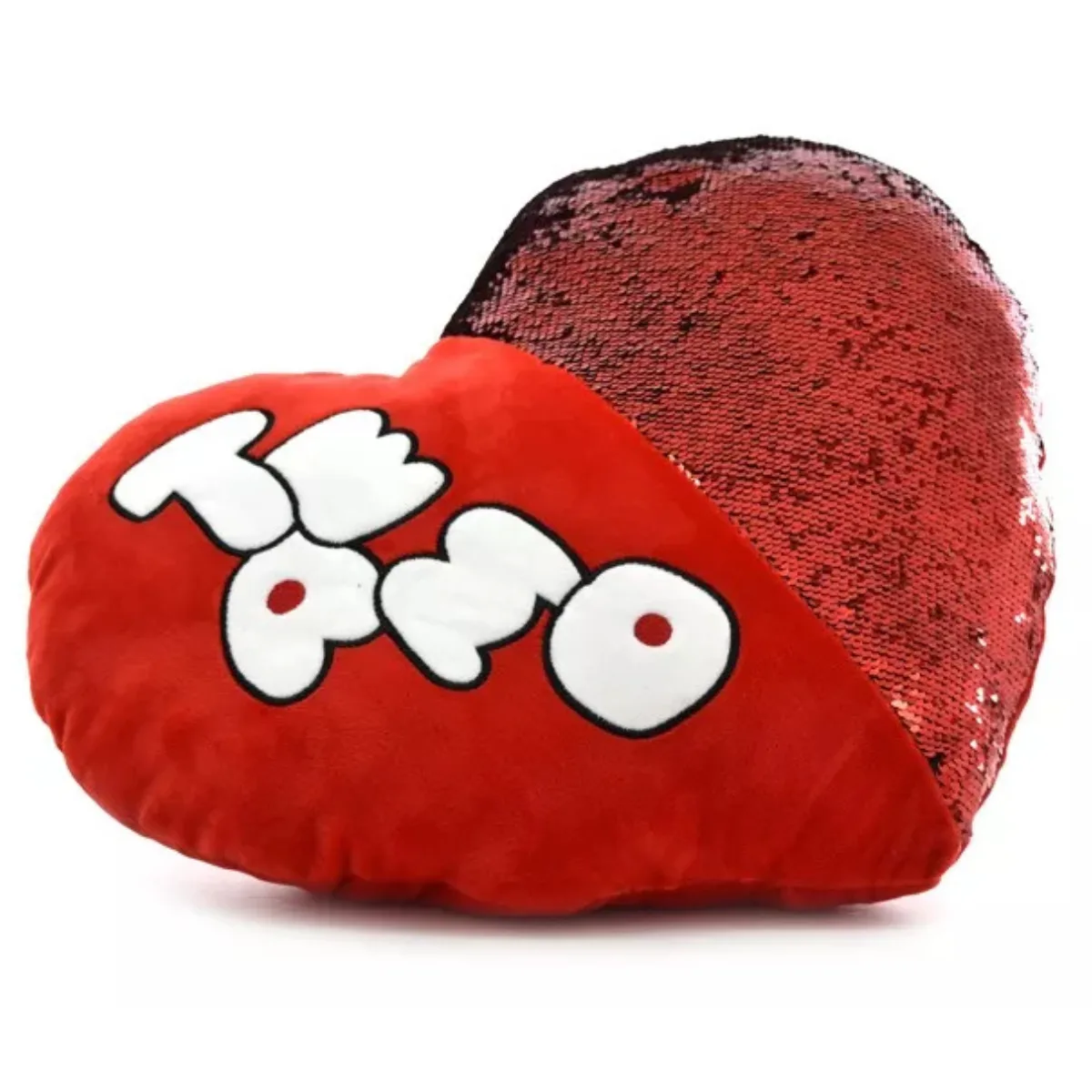 Peluche Corazón con Lentejuelas Te Amo