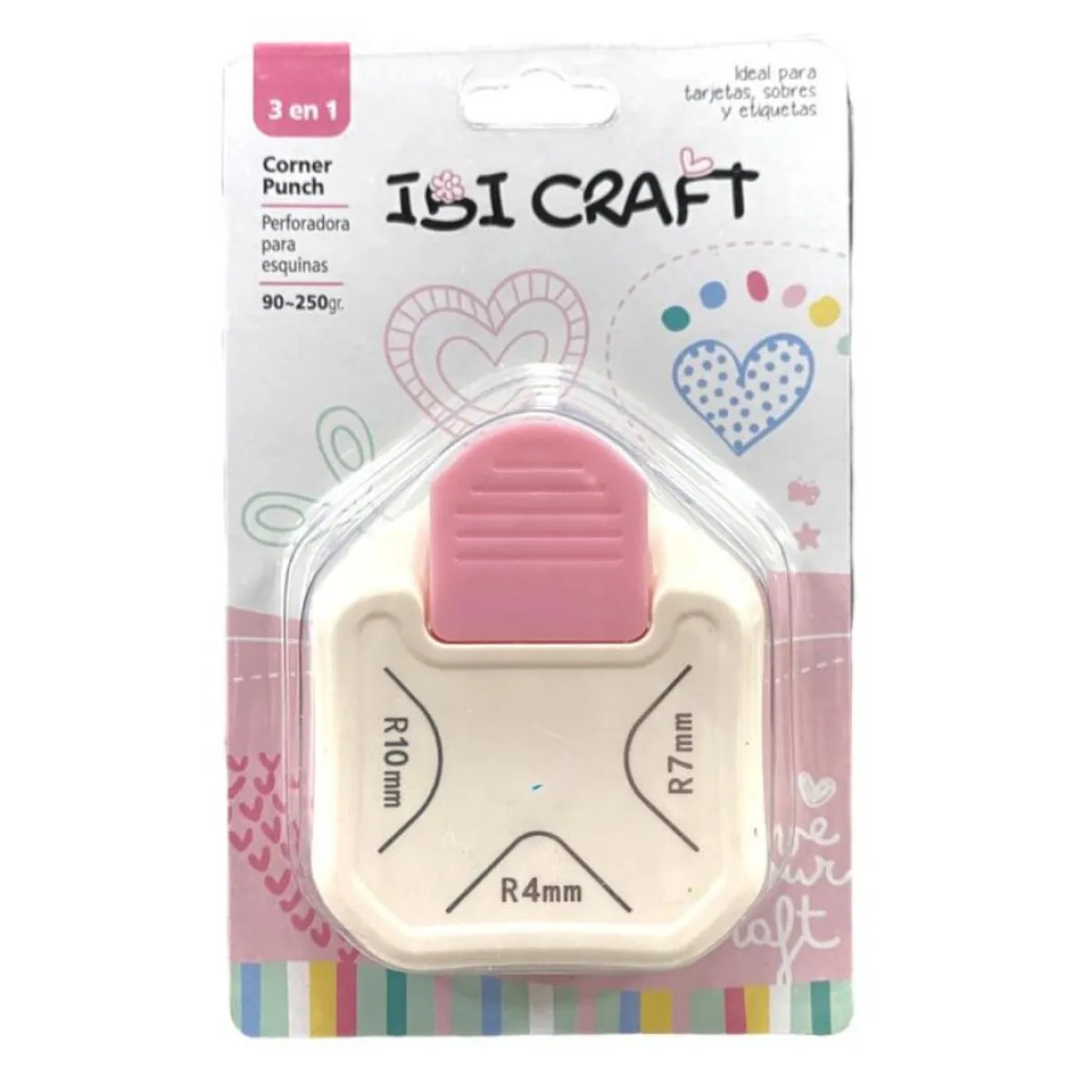 Perforadora de esquinas 3 angulos - Ibi Craft