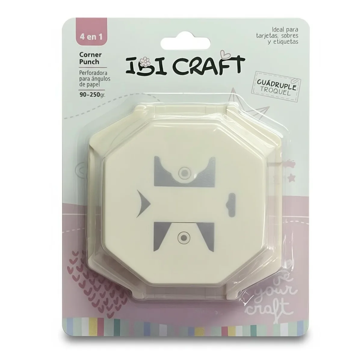 Perforadora de esquinas 4 en 1 - Ibi Craft