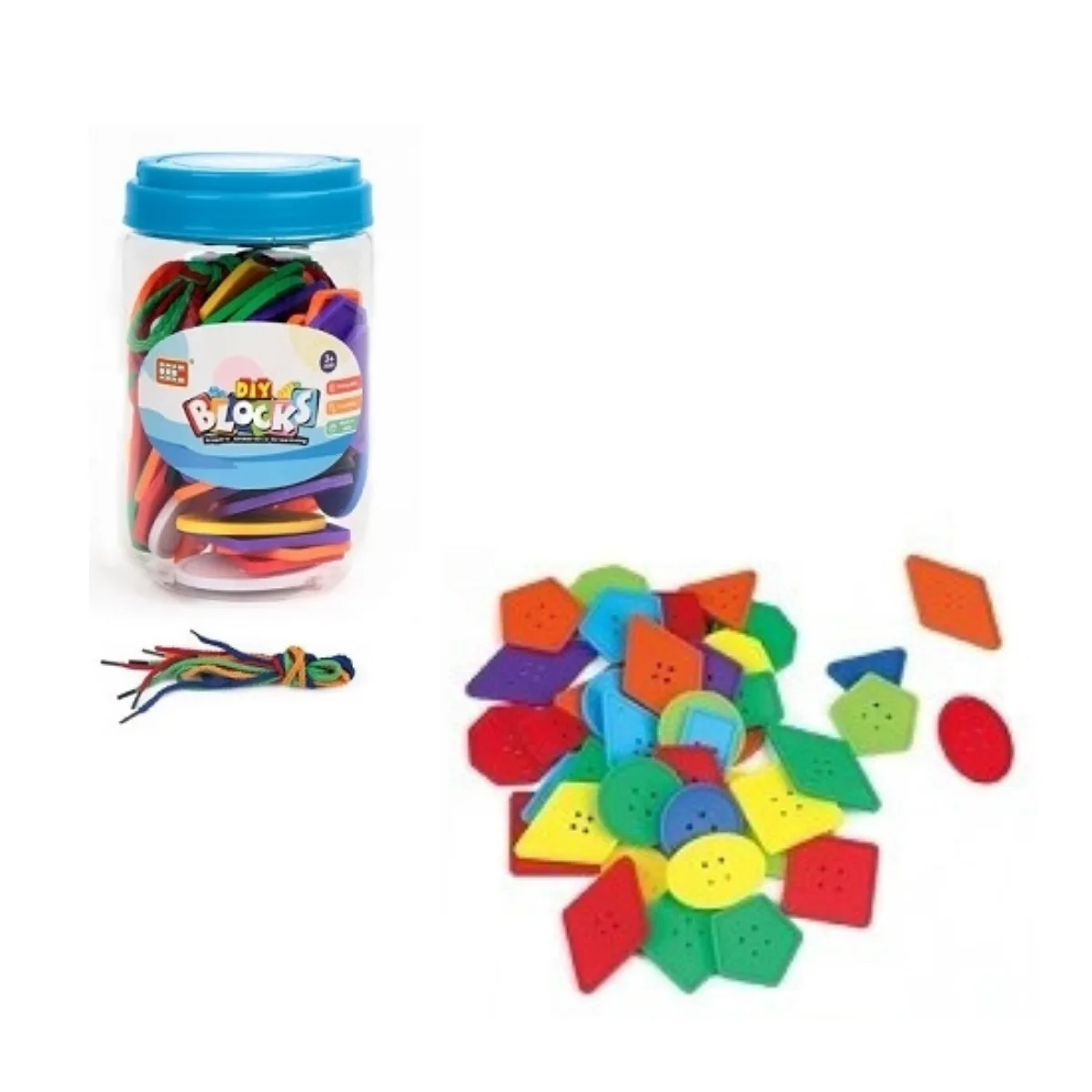 Piezas Plasticas para Enhebrar x43