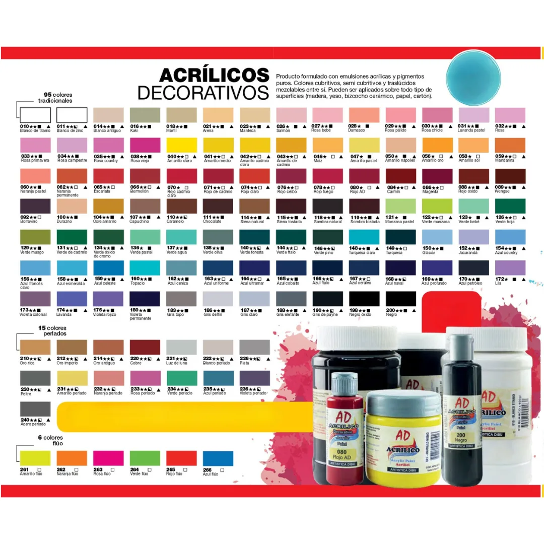 Pintura Acrilica AD - 60ml