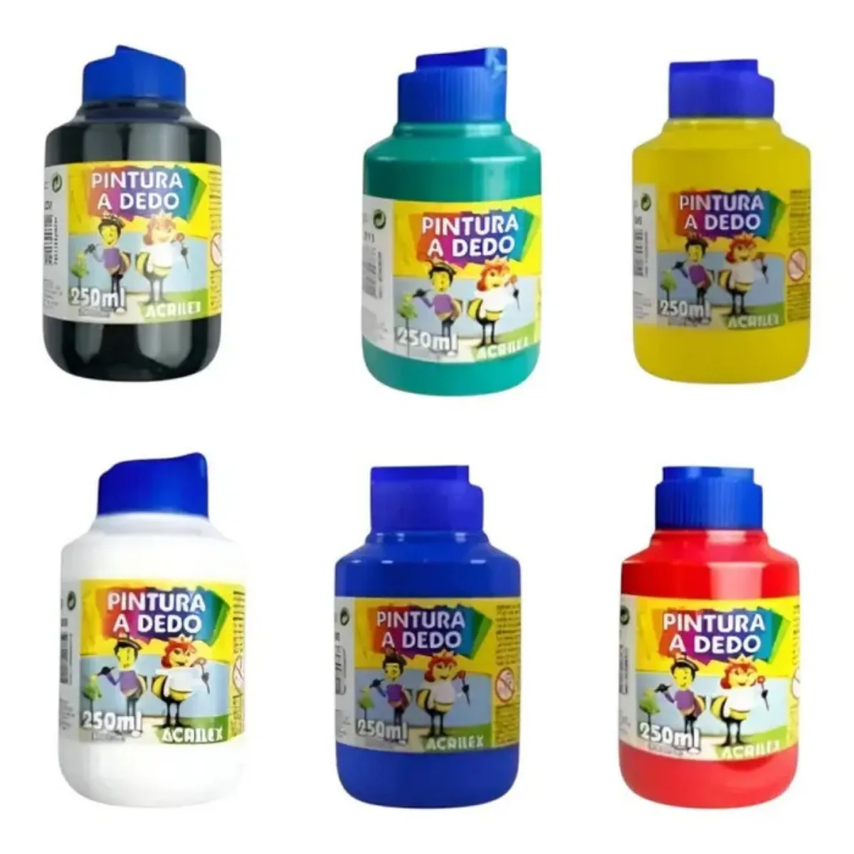 Pintura de Dedos - Acrilex 250ml