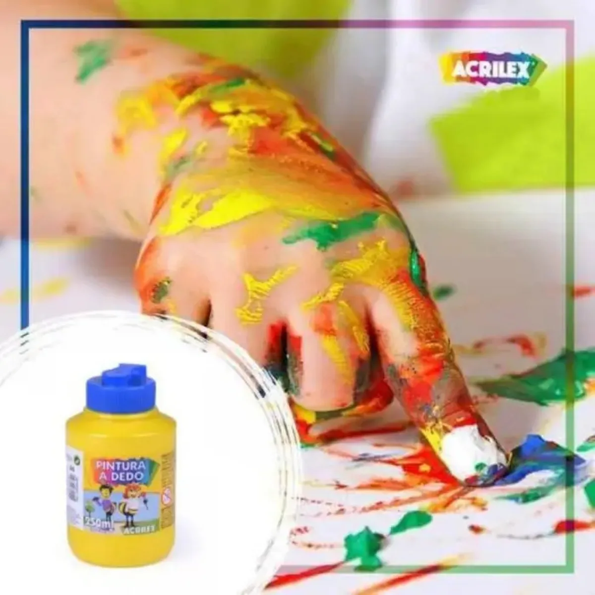Pintura de Dedos - Acrilex 250ml