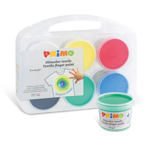 Pintura de Dedos para Tela x6 - Primo