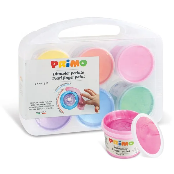 Pintura de Dedos Perladas x6 - Primo