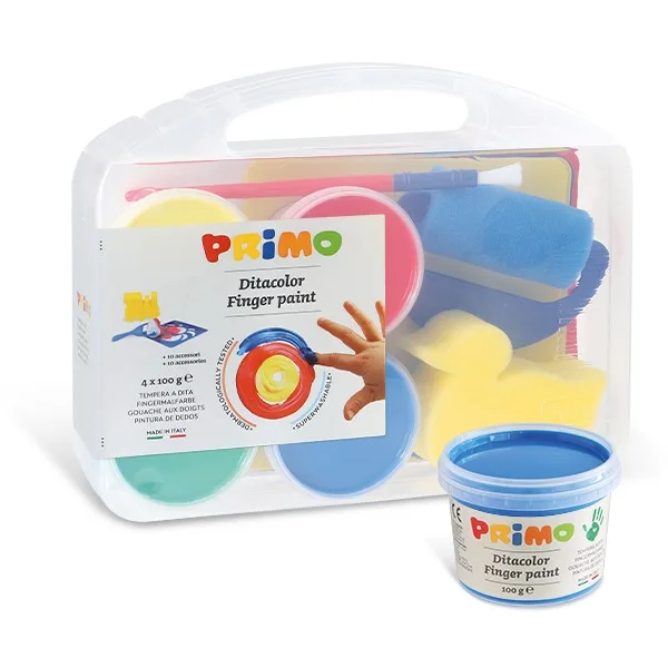 Pintura de Dedos x4 con accesorios - Primo