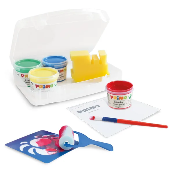 Pintura de Dedos x4 con accesorios - Primo 4