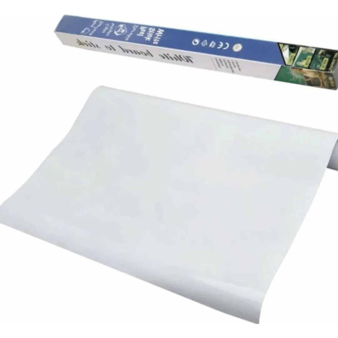 Pizarron Vinilo Autoadhesivo Blanco + Marcadores