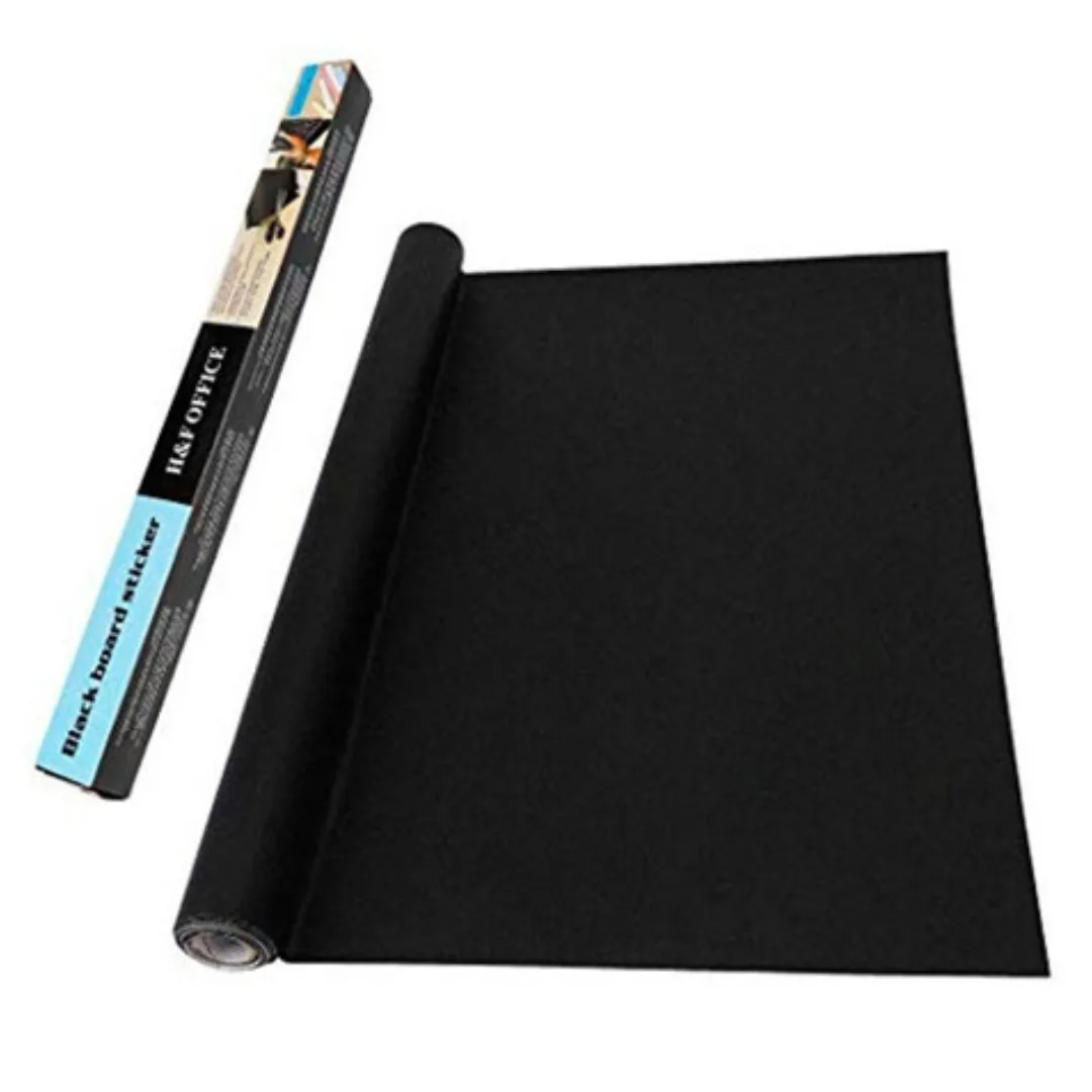 Pizarron Vinilo Autoadhesivo Negro + Tizas Jumbo 2