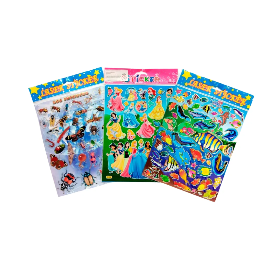 Plancha de Stickers - Varios diseños