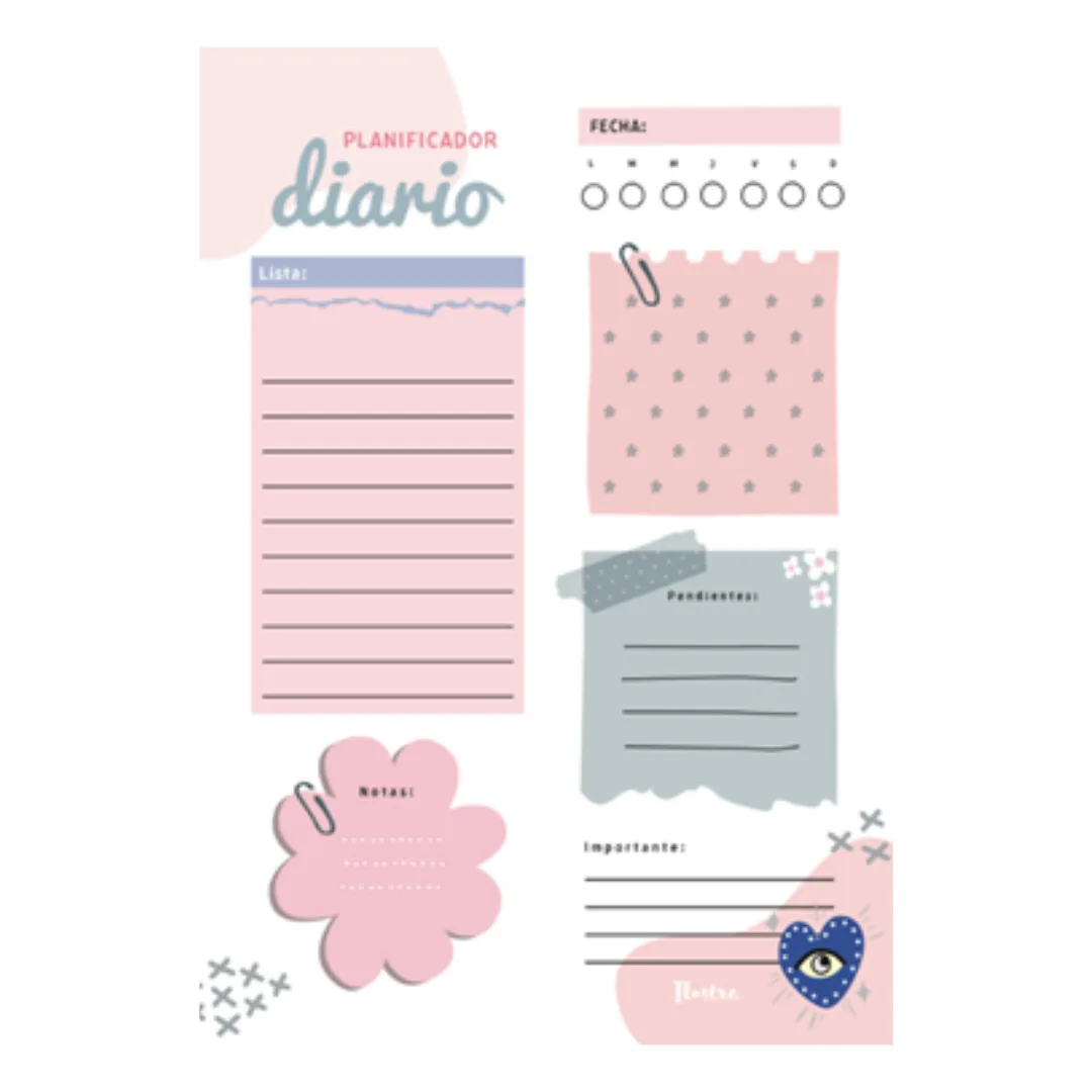 Planificador Diario A5 Femenino