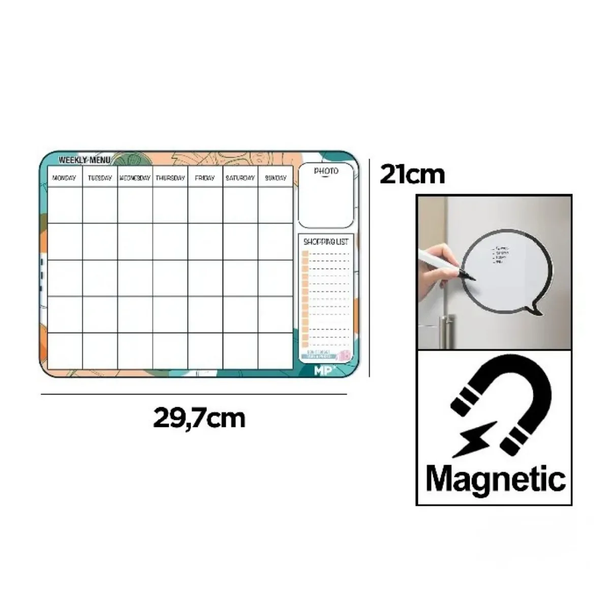 Planificador Mensual Magnetico