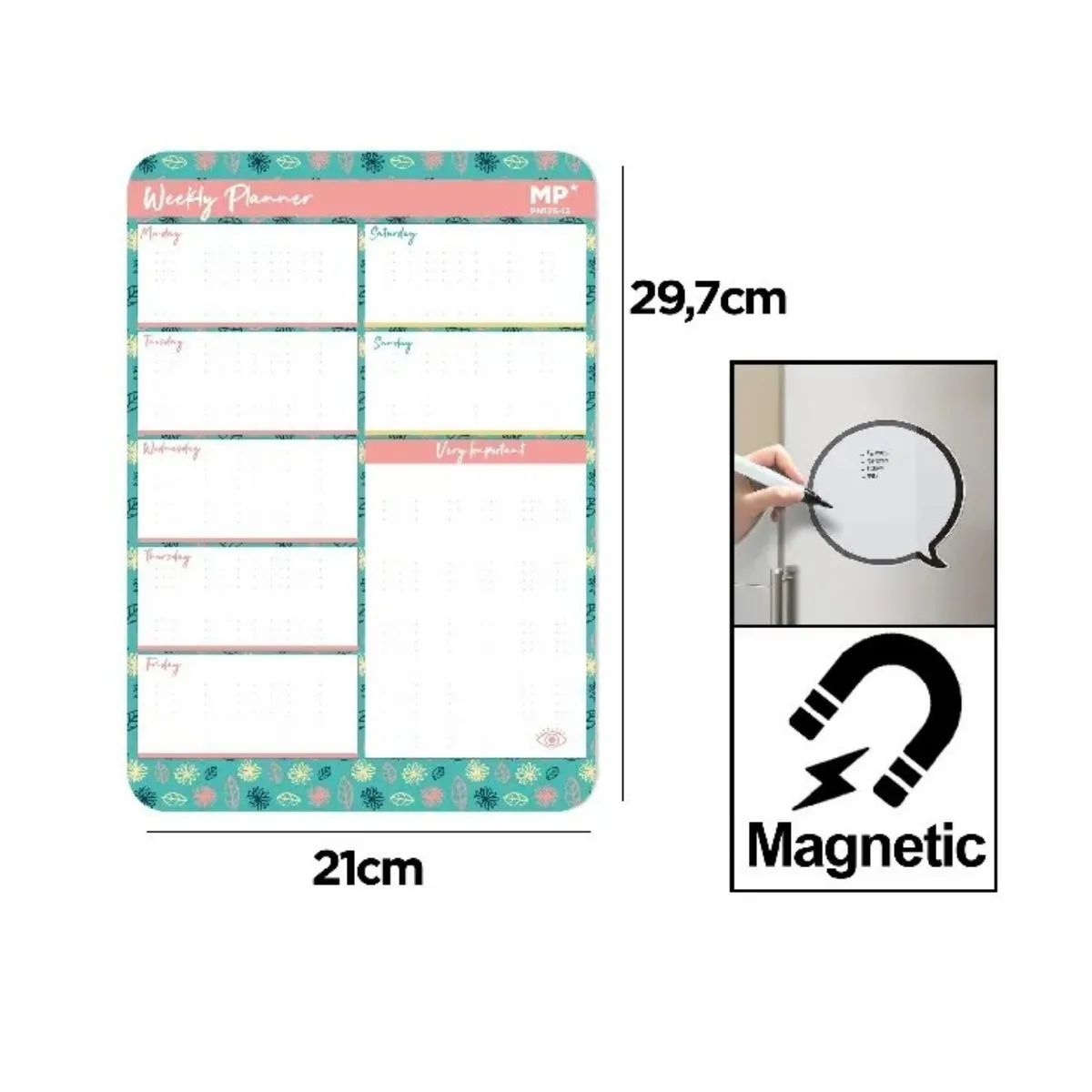 Planificador Semanal Magnetico