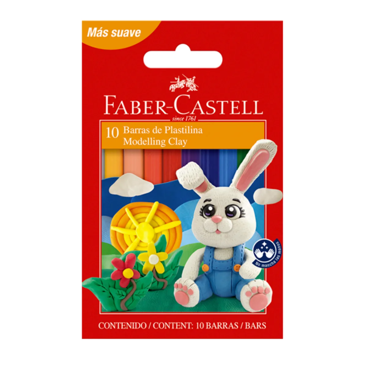 Plasticina x12 - Faber Castell