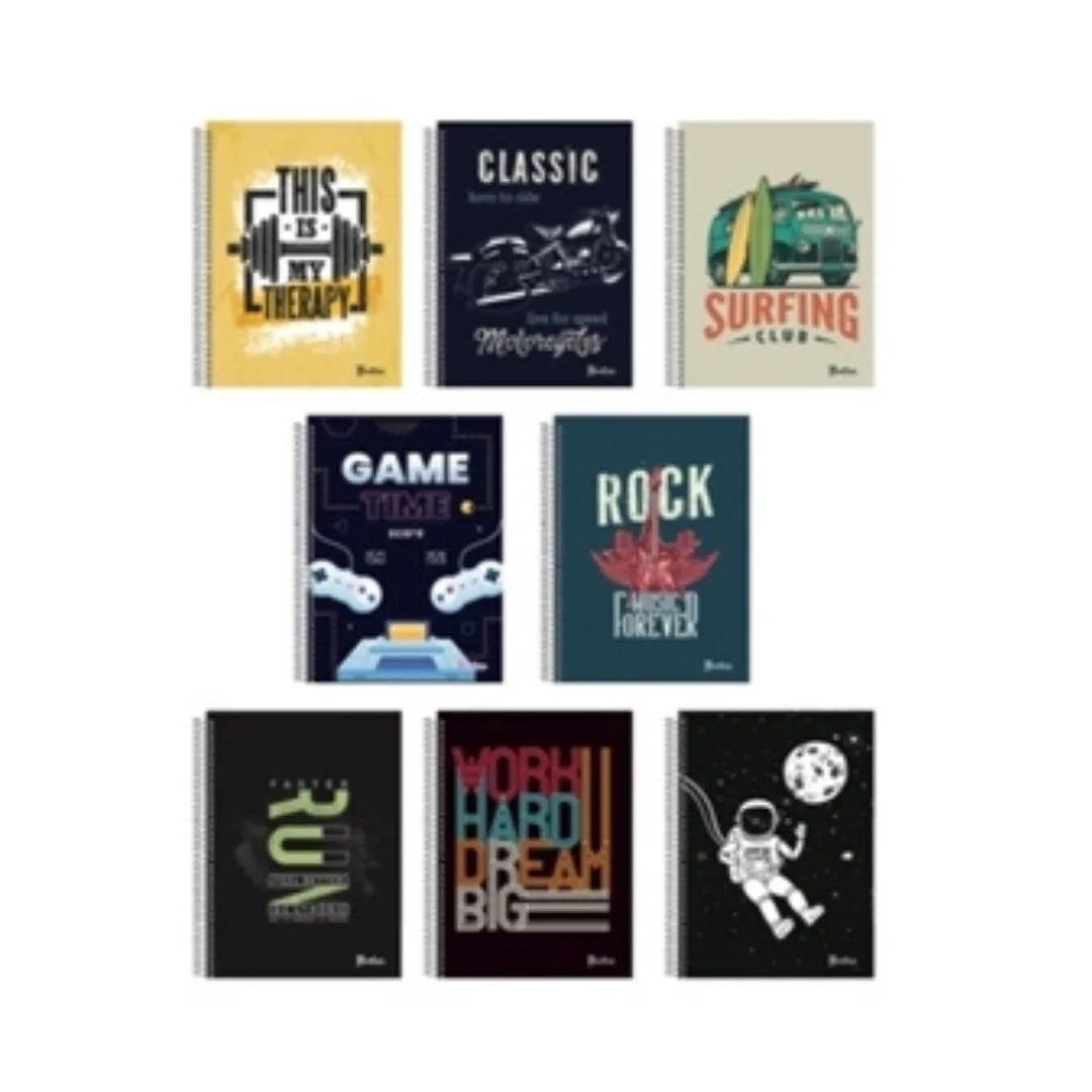 Promo Pack 4 Cuadernolas 96 Hojas T/D - Ilustra