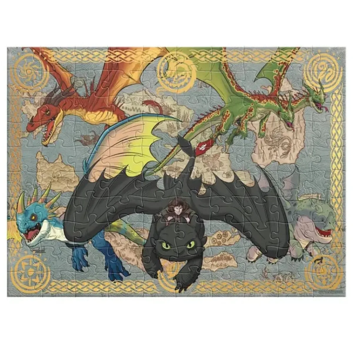Puzzle 100 piezas Como Entrenar a tu Dragon 2