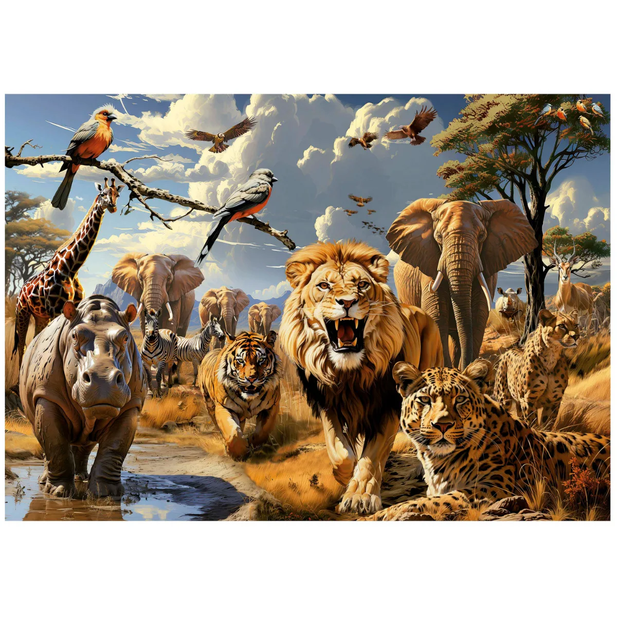 Puzzle 1000 Piezas - Animales Salvajes