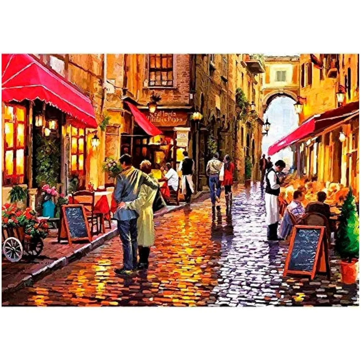 Puzzle 1000 Piezas - Cafe en la Calle