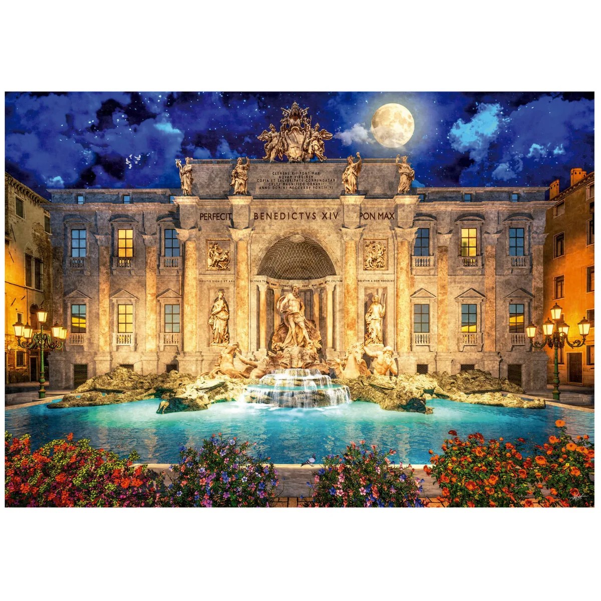 Puzzle 1000 Piezas - Fontana Di Trevi Roma
