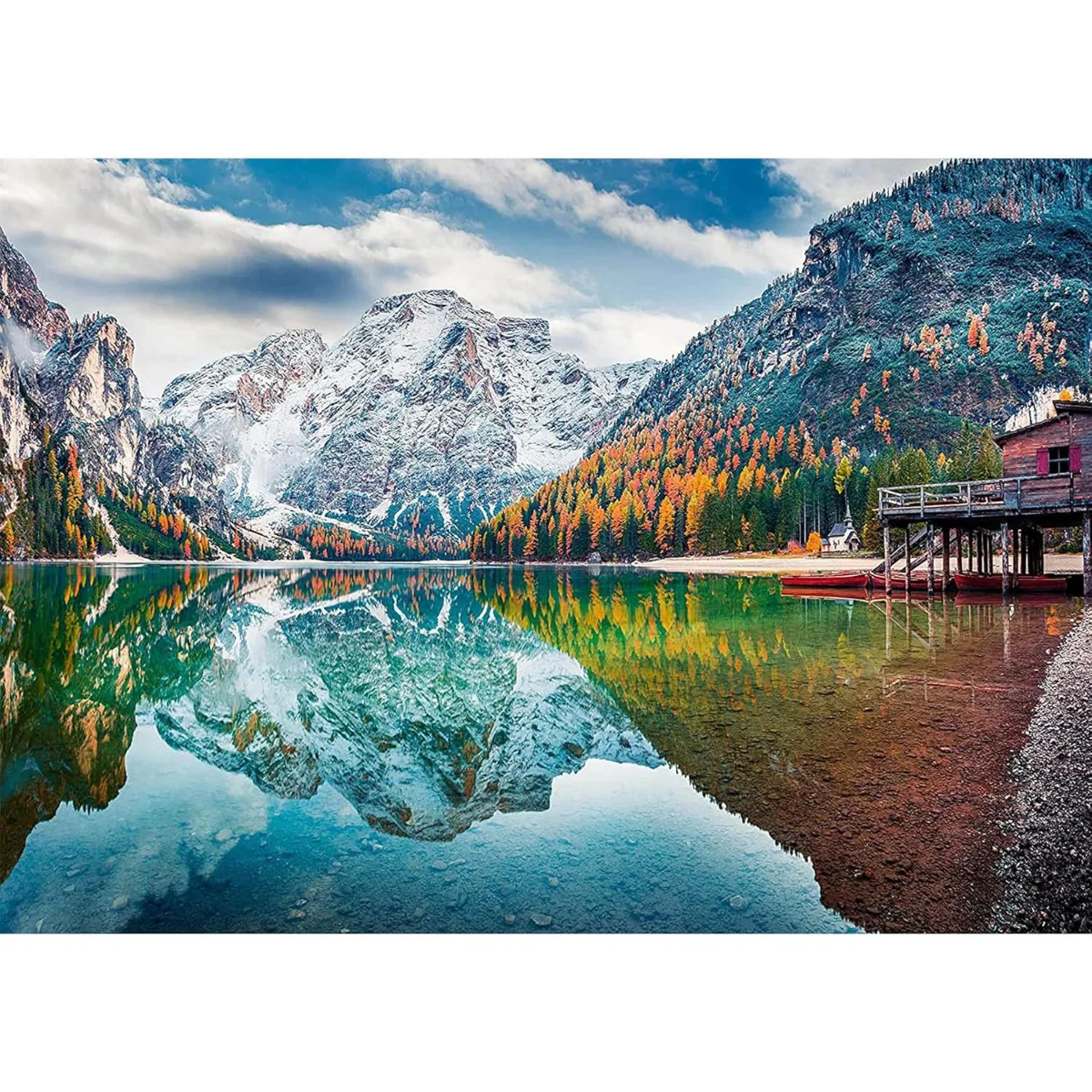 Puzzle 1000 Piezas - Lago Braies Italia
